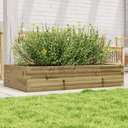Jardinieră de grădină, 110x60x23 cm, lemn de pin impregnat GartenMobel Dekor