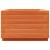 Jardinieră grădină, maro ceruit, 40x40x26,5 cm, lemn masiv pin GartenMobel Dekor