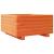 Jardinieră grădină, maro ceruit, 50x50x26,5 cm, lemn masiv pin GartenMobel Dekor