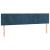 Pat box spring cu saltea, albastru închis, 160x200 cm, catifea GartenMobel Dekor