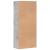Pantofar, gri beton, 80 x 39 x 178 cm, PAL GartenMobel Dekor