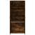 Pantofar, stejar fumuriu, 80x39x178 cm, lemn prelucrat GartenMobel Dekor
