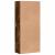 Pantofar, stejar fumuriu, 80x39x178 cm, lemn prelucrat GartenMobel Dekor