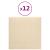 Panouri de perete 12 buc. crem 30x30 cm material textil 1,08 m² GartenMobel Dekor