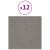 Panouri de perete 12 buc. gri deschis 30x30 cm catifea 1,08 m² GartenMobel Dekor