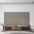 Panouri de perete 12 buc. gri deschis 60x15 cm catifea 1,08 m² GartenMobel Dekor