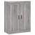 Dulap pe perete, sonoma gri, 69,5x34x90 cm, lemn prelucrat GartenMobel Dekor