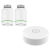 Kit Home Gateway Smart Home + 2x Termostat inteligent comunicare wireless ZigBee Ezviz - CS-T55-A3-A(kit) SafetyGuard Surveillance
