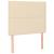 Pat box spring cu saltea, crem, 120x200 cm, textil GartenMobel Dekor