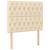 Pat box spring cu saltea, crem, 90x190 cm, textil GartenMobel Dekor