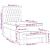 Pat box spring cu saltea, crem, 90x200 cm, textil GartenMobel Dekor