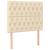 Pat box spring cu saltea, crem, 90x200 cm, textil GartenMobel Dekor