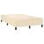 Pat box spring cu saltea, crem, 120x200 cm, textil GartenMobel Dekor