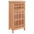 Set mobilier de baie, 4 piese, lemn masiv de nuc GartenMobel Dekor