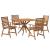 Set mobilier de grădină, 5 piese, lemn masiv de acacia GartenMobel Dekor