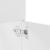 Set mobilier de baie, 4 piese, alb, lemn prelucrat GartenMobel Dekor