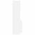 Set mobilier de baie, 4 piese, alb, lemn prelucrat GartenMobel Dekor