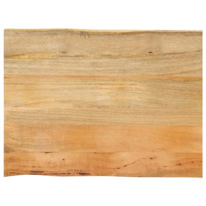 Blat masă cu margini naturale, 70x60x2,5 cm, lemn masiv mango GartenMobel Dekor