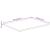 Blat masă cu margini naturale, 90x80x2,5 cm, lemn masiv mango GartenMobel Dekor