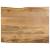 Blat masă cu margini naturale, 90x80x2,5 cm, lemn masiv mango GartenMobel Dekor