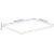 Blat masă cu margini naturale, 100x80x2,5 cm, lemn masiv mango GartenMobel Dekor