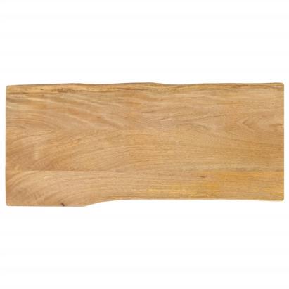 Blat masă cu margini, 100x40x3,8 cm, lemn masiv mango GartenMobel Dekor