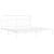 Cadru de pat metalic cu tăblie, alb, 200x200 cm GartenMobel Dekor