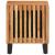 Noptiere, 2 buc., 40x33x46 cm, lemn masiv de acacia GartenMobel Dekor