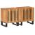 Noptiere, 2 buc., 40x33x46 cm, lemn masiv de acacia GartenMobel Dekor