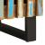 Noptiere, 2 buc., 40x33x46 cm, lemn masiv reciclat GartenMobel Dekor