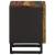 Noptiere, 2 buc., 40x33x46 cm, lemn masiv reciclat GartenMobel Dekor