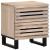 Noptiere, 2 buc., 40x33x46 cm, lemn masiv mango albit GartenMobel Dekor