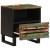 Noptiere, 2 buc., 40x33x46 cm, lemn masiv reciclat GartenMobel Dekor