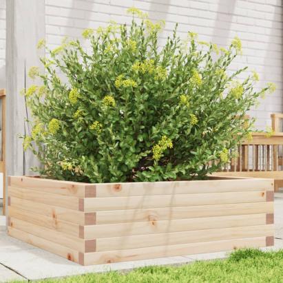Jardinieră de grădină, 70x70x23 cm, lemn masiv de pin GartenMobel Dekor
