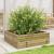 Jardinieră de grădină, 70x70x23 cm, lemn de pin impregnat GartenMobel Dekor