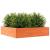 Jardinieră de grădină, maro ceruit, 100x100x23cm lemn masiv pin GartenMobel Dekor