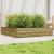 Jardinieră de grădină, 110x110x23 cm, lemn de pin impregnat GartenMobel Dekor