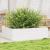 Jardinieră de grădină, alb, 90x60x23 cm, lemn masiv de pin GartenMobel Dekor