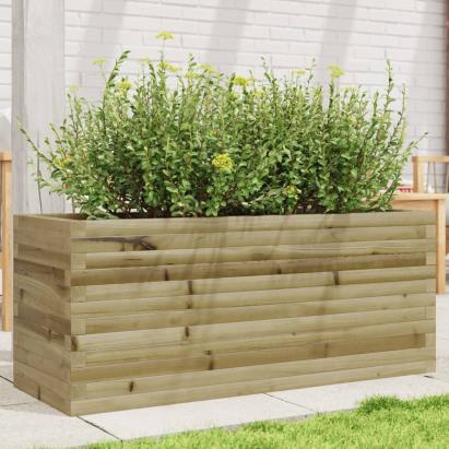 Jardinieră de grădină, 110x40x45,5 cm, lemn de pin impregnat GartenMobel Dekor