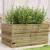 Jardinieră de grădină, 90x60x45,5 cm, lemn de pin impregnat GartenMobel Dekor