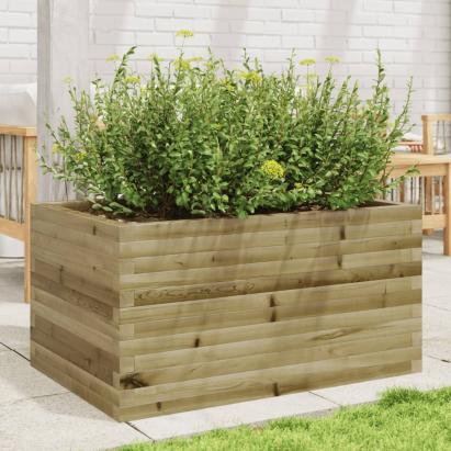 Jardinieră de grădină, 90x60x45,5 cm, lemn de pin impregnat GartenMobel Dekor