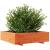 Jardinieră grădină, maro ceruit, 90x90x26,5 cm, lemn masiv pin GartenMobel Dekor