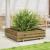 Jardinieră de grădină, 90x90x26,5 cm, lemn de pin impregnat GartenMobel Dekor