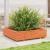 Jardinieră grădină, maro ceruit, 100x100x26,5cm, lemn masiv pin GartenMobel Dekor