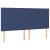 Pat box spring cu saltea, albastru, 200x200 cm, textil GartenMobel Dekor