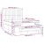 Pat box spring cu saltea, albastru, 140x200 cm, textil GartenMobel Dekor