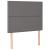 Pat box spring cu saltea, gri, 90x190 cm, piele ecologică GartenMobel Dekor