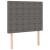 Pat box spring cu saltea, gri, 90x190 cm, piele ecologică GartenMobel Dekor