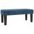 Pat box spring cu saltea, albastru închis, 90x190 cm, catifea GartenMobel Dekor