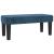 Pat box spring cu saltea, albastru închis, 100x200 cm, catifea GartenMobel Dekor